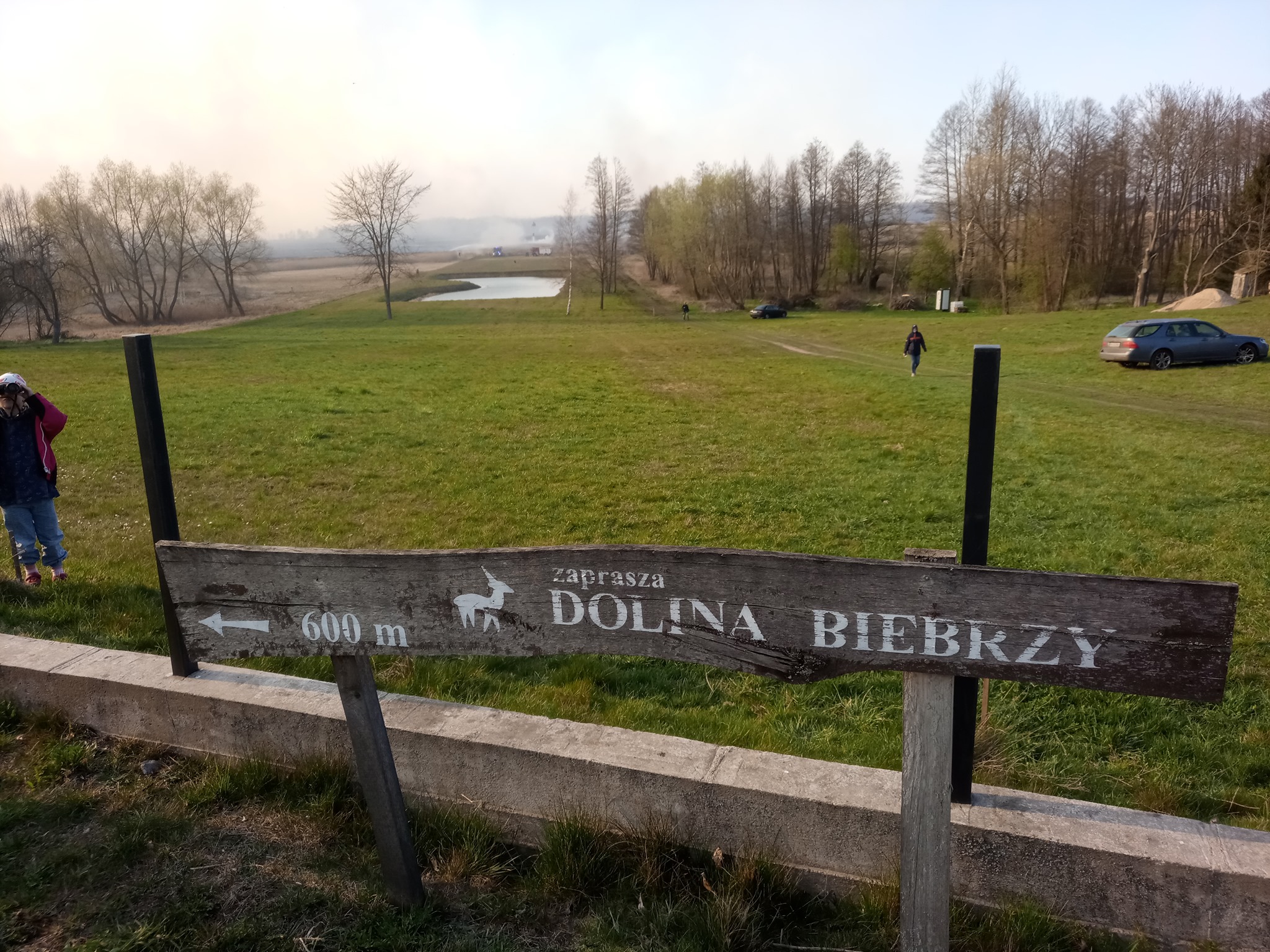 Akcja gaszenia pożaru w Biebrzańskim Parku Narodowym